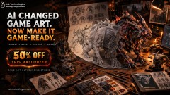? AI Is Reshaping Game Art — Power Your Game Art Outsourcing Studio with 50% OFF This Halloween!