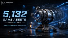 5,132 Game Assets Across 303 Games Highlight the Need for 3D Props Animation Services
