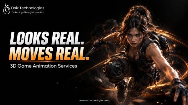 Make Your Game Move Like the Next Generation — 3D Game Animation Services by Osiz Technologies