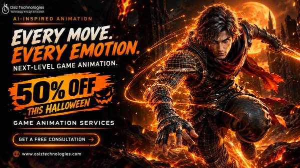 ? Epic Games Shifts Toward AI — Get 50% OFF Game Animation Services This Halloween!
