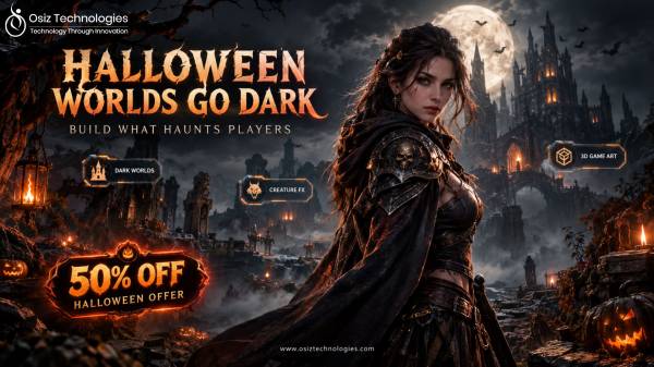 ? Halloween Gaming Gets More Immersive: Create Darker Worlds with 50% OFF Game Art
