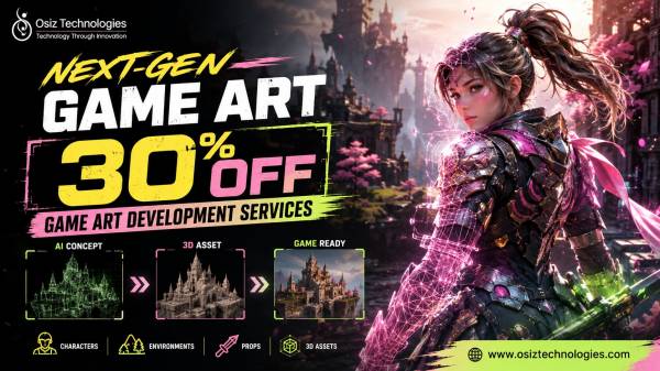 Get 30% Off Next-Gen Game Art Development Services