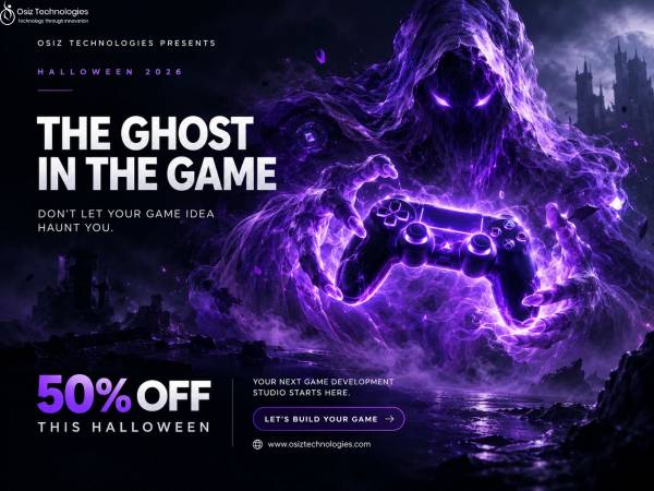 AI Is Opening New Gaming Doors — Grab 50% OFF This Halloween with Osiz Technologies!